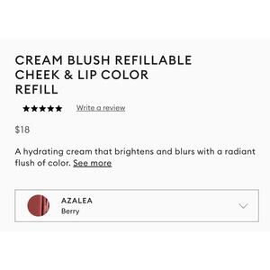 ROSE INC. Cream Blush Refillable Cheek & Lip Color Refill (Azalea)